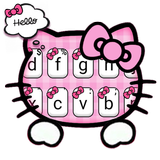 Tema Keyboard Girly Pink Kitty ícone