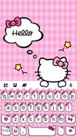 Tema Keyboard Girly Pink Kitty Cartaz