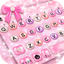 ثيم لوحة المفاتيح Girly Pink P APK