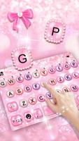 ثيم لوحة المفاتيح Girly Pink P الملصق