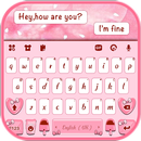 Fundo do Teclado Girly Pink SM APK