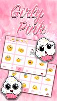 Hình nền bàn phím Girly Pink S ảnh chụp màn hình 3