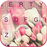 Fond de clavier Girly Pink Tul icône