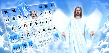 God Jesus Lord Tastaturhinterg