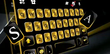 Gold Metal Business Keyboard T