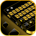 Gold Metal Business Keyboard Theme