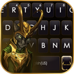 Gold Avenge Cat Keyboard Backg