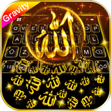 Chủ Đề Bàn Phím Gold Allah 3D  biểu tượng