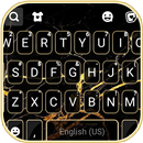 Тема для клавиатуры Gold Black APK