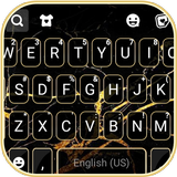 Gold Black Marble icon