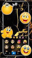 ثيم لوحة المفاتيح Gold Black M تصوير الشاشة 3
