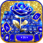 Gold Blue Rose Crystal 图标