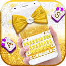 Gold Diamond Bowknot Klavye Te APK