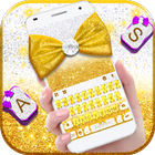 Gold Diamond Bowknot Zeichen
