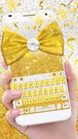 Gold Diamond Bowknot Plakat