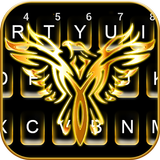 ثيم لوحة المفاتيح Gold Eagle أيقونة