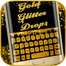 Teclado Gold Glisten Drops APK