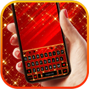 Gold Glitter Bred Klavye Arkap APK