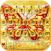 Gold Glitter Butterfly Keyboar icon