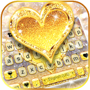 Fundo do Teclado Gold Luxury H APK