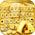 Gold Live Keyboard Background