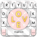 الكيبورد Gold Love Sign APK