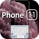 Gold Phone 11 Pro Keyboard The APK