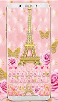 Gold Pink Tower Poster