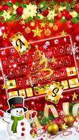 الكيبورد Gold Red Christmas تصوير الشاشة 1