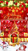 الكيبورد Gold Red Christmas تصوير الشاشة 2