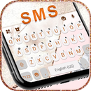 Gold Rose Geometric Klavye Tem APK