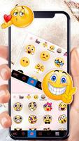 Tema Keyboard Gold Rose Geomet imagem de tela 3