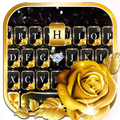 Gold Rose Lux Keyboard Theme