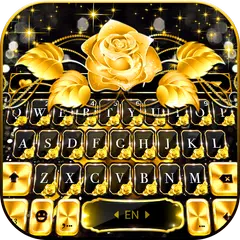 Gold Rose Lux キーボード アプリダウンロード