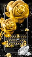 Gold Rose Lux-poster