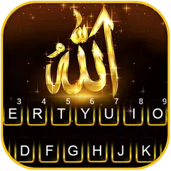 Gold Shine Allah Tastatur-Them