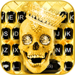 Gold Skull Keyboard Theme