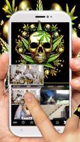 Bàn phím Gold Weed Skull ảnh chụp màn hình 3