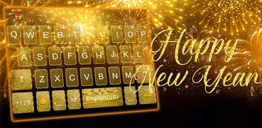Gold 2022 New Year のテーマキーボード