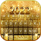 Gold 2022 New Year icon