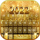 Gold 2022 New Year Zeichen