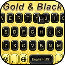 Goldandblack Tastatur-Thema APK