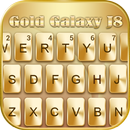 Tema de teclado Galaxy Ouro S7 APK