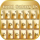 Thème doré de clavier Galaxy S APK