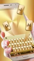 Tema de teclado Galaxy Ouro S7 imagem de tela 2