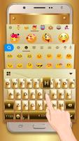 Tema de teclado Galaxy Ouro S7 imagem de tela 3