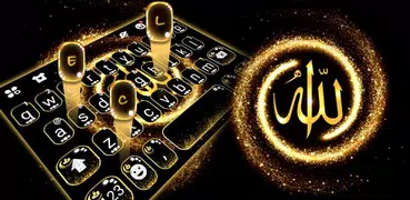 Golden Allah Tastatur-Thema