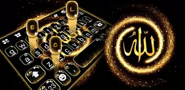 Golden Allah Keyboard Theme