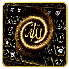 Baixar Tema Keyboard Golden Allah APK