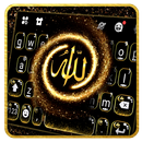 Tema Keyboard Golden Allah APK